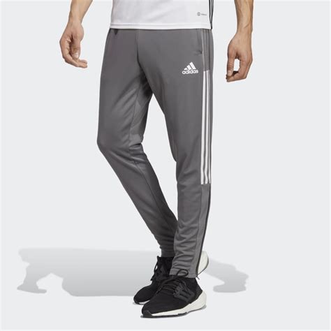 grey adidas pants